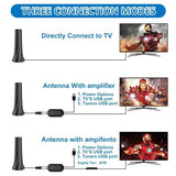 Dododuck 2023 Amplified HD Digital Antenna for Smart TV Indoor. Long 500 Miles Range, High Gain Indoor/Outdoor TV Antenna, Supports 4K and 1080p and Older Smart TVs (2032)
