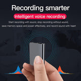 Dododuck Q61 Digital Voice Recorder for Lectures, Meetings, Interviews, 18 Hour Battery, HD Noise Reduction, Very Small, Now Play Recordings on Your iPhone or Android Phone (32 GB)