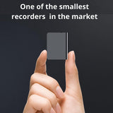 Dododuck Q61 Mini Voice Activated Recorder for Lectures, Meetings, Interviews, 18 Hour Battery, HD Noise Reduction, Very Small, Now Play Recordings on Your iPhone or Android Phone