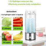 Dododuck Portable Hydrogen Water Bottle Generator, Quick 3-Min Electrolysis, Rechargeable, Hydrogen Water Machine Ideal for Travel & Exercise, Thoughtful Gift Option